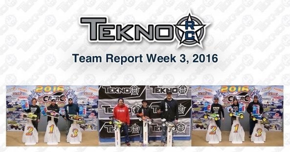Tekno RC Team Report Week 3 2016