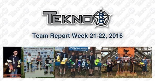 Tekno RC Team Report Week 21-22 2016