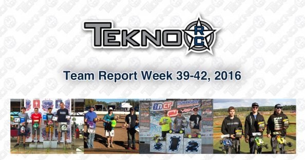 Tekno RC Team Report Week 39-42 2016