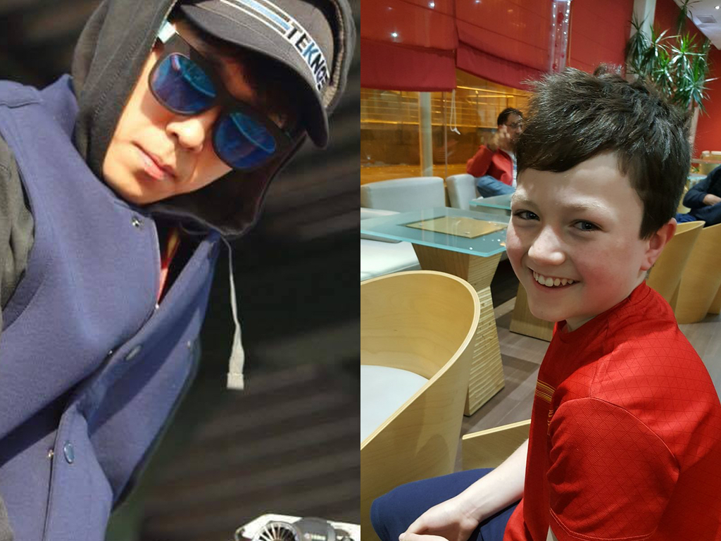 Two extremes of our team! Jin Woo Kim on the left, a kind and modest accountant from S.Korea and James Gilliland on the right, a 10yr old troublemaker from Ireland....