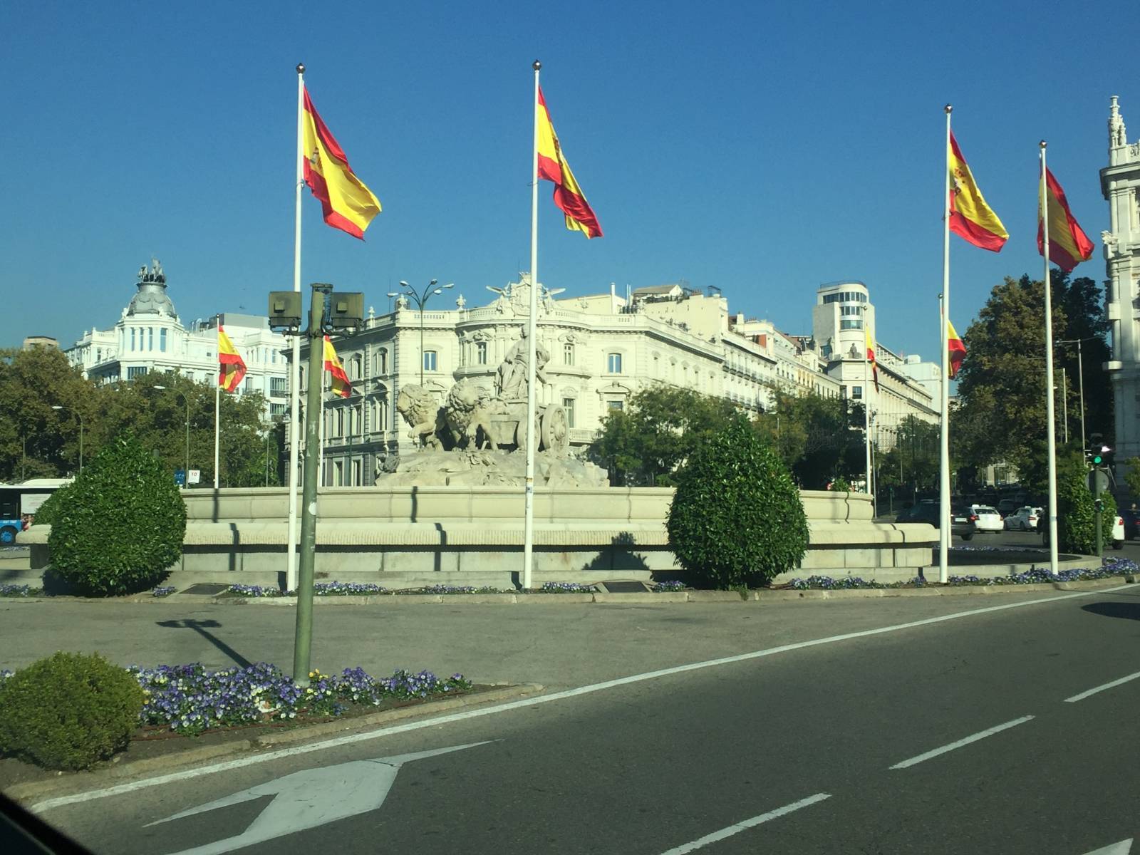 Beatiful buildings at the center of Madrid...