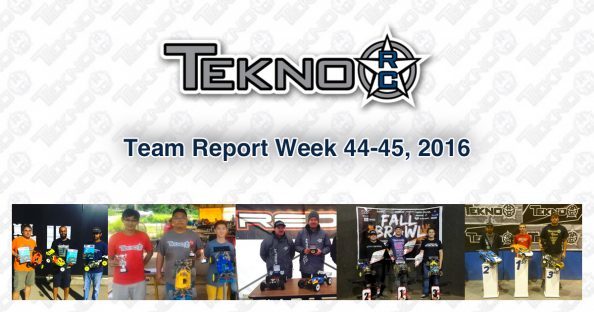 Tekno RC Team Report Week 44-45 2016