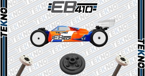 Tekno EB410 Kits, Option Pistons and 70T Spur Gear Now Available!