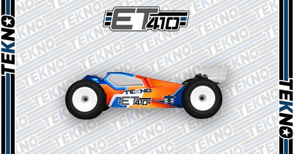 New ET410 1/10th 4WD Competition Electric Truggy Kit From Tekno RC!