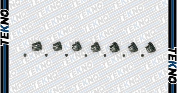 New MOD 0.8 Pinion Gears From Tekno RC!
